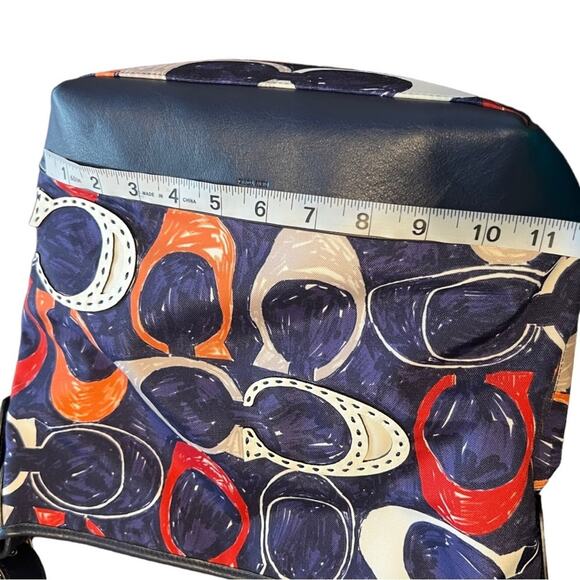 Coach Legacy Heritage Signature C Print Doodle Duffle Shoulder Bag - Picture 10 of 15